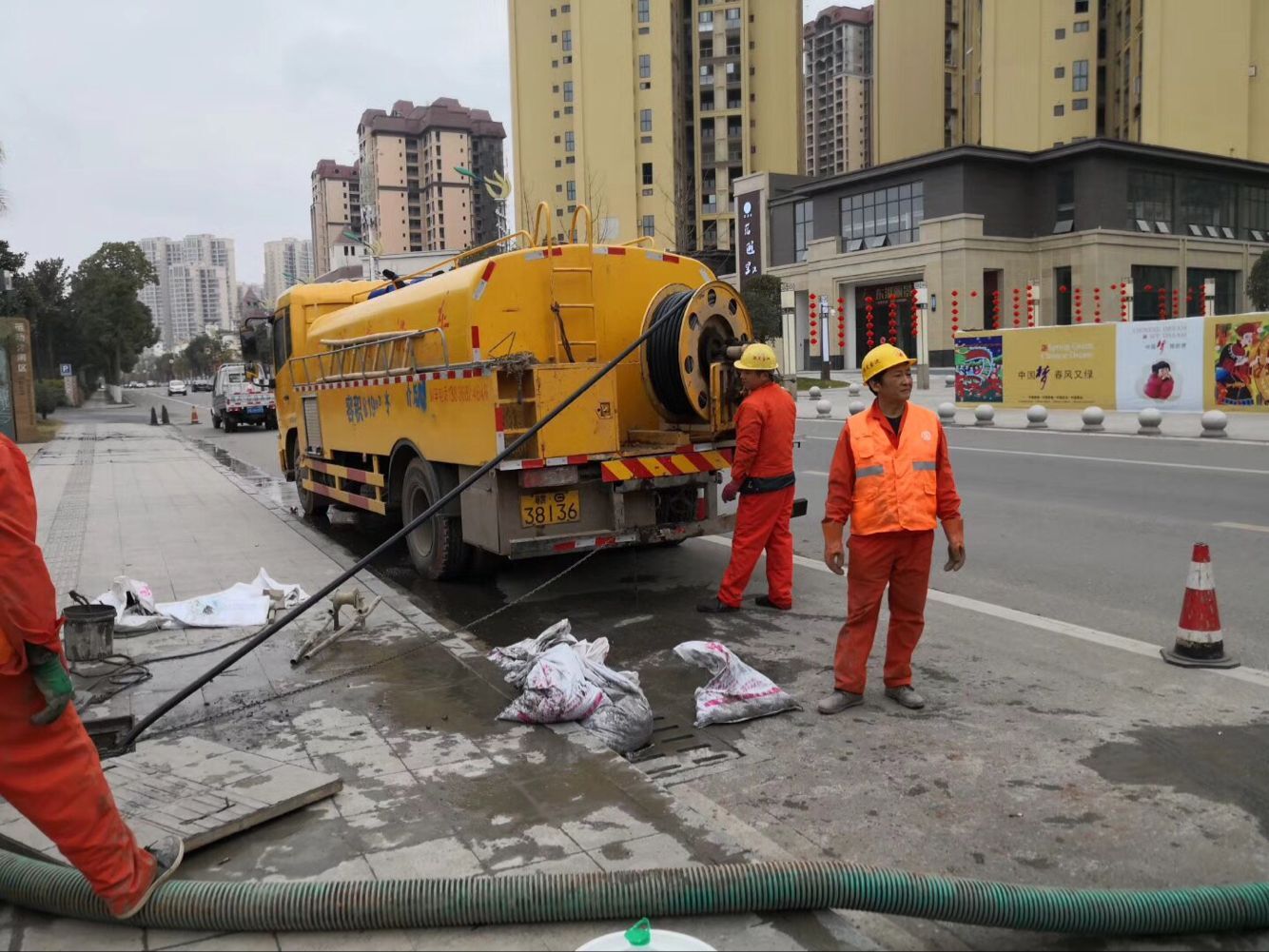 海安排污管道清淤-管道清洗